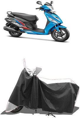 SUGASHRI Waterproof Two Wheeler Cover for Hero(Motocorp Maestro Edge 110 BS6, White, Black)