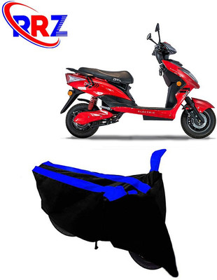 RRZ Waterproof Two Wheeler Cover for Kinetic(Zing, Black, Blue)