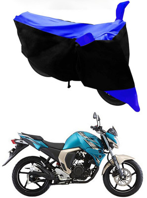 MMSSTAR Waterproof Two Wheeler Cover for Yamaha(FZS-FI, Blue, Black)