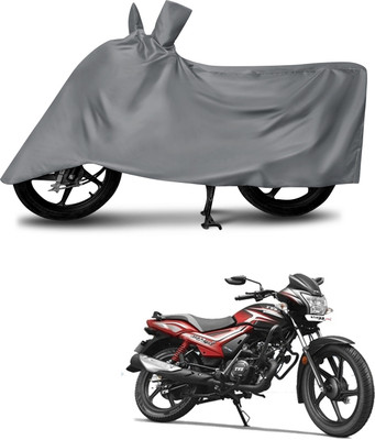 DeepShakshi AUTOMOTIVE Waterproof Two Wheeler Cover for TVS(Star City, Grey)