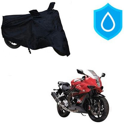 DeepShakshi AUTOMOTIVE Waterproof Two Wheeler Cover for Hyosung(GT650R, Black)