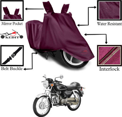KEDIT Two Wheeler Cover for Hero(Splendor Pro Classic, Maroon)