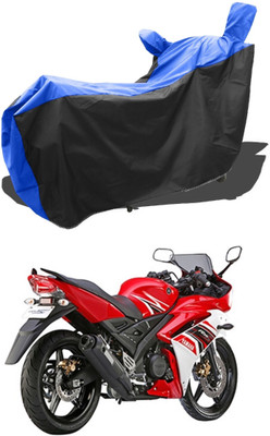 Mdstar Waterproof Two Wheeler Cover for Yamaha(YZF R15 S, Blue, Black)