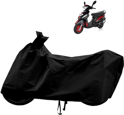 Horseyaart Waterproof Two Wheeler Cover for Mahindra(Rodeo UZO, Black)