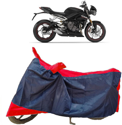 Autoprime Two Wheeler Cover for Triumph(Street Triple, Blue, Red)