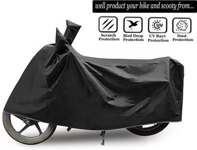 Amexride Two Wheeler Cover for Piaggio(Vespa SXL 125, Black)