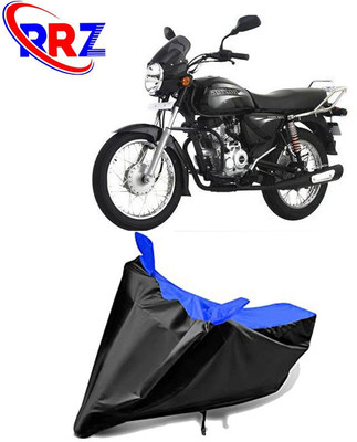 RRZ Waterproof Two Wheeler Cover for Bajaj(Boxer BM 150, Black, Blue)