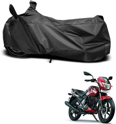 Varnwal E Commerce Waterproof Two Wheeler Cover for TVS(Flame, Black)