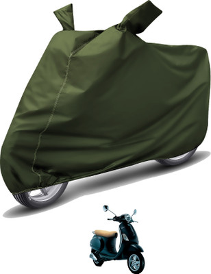 MOCKHE Waterproof Two Wheeler Cover for Vespa(Vespa, Green)