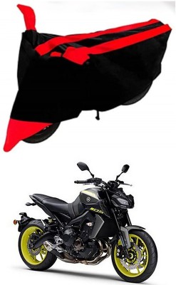 AutoGalaxy Waterproof Two Wheeler Cover for Yamaha(MT 9, Red, Black)