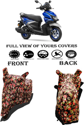 Amexride Two Wheeler Cover for Yamaha(Ray-ZR 125FI BS6, Multicolor)