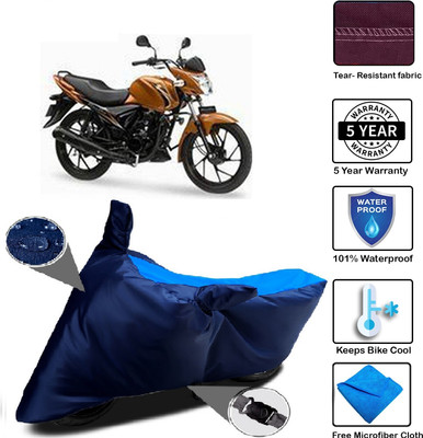 MISSION COLLECTION Waterproof Two Wheeler Cover for Suzuki(Sling, Blue)
