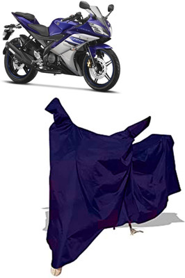 Amexride Two Wheeler Cover for Yamaha(YZF R15 Ver 2.0, Blue)
