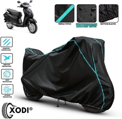 xodi Waterproof Two Wheeler Cover for Honda(Activa 5G, Black, Blue, Multicolor)