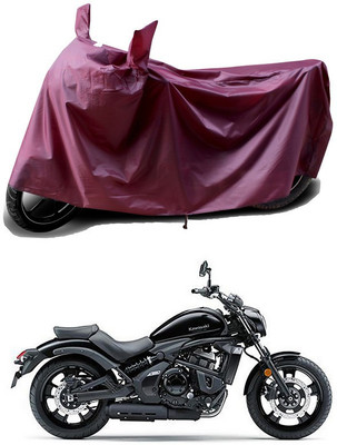 THE REAL ARV Waterproof Two Wheeler Cover for Kawasaki(Vulcan S BS6, Maroon)