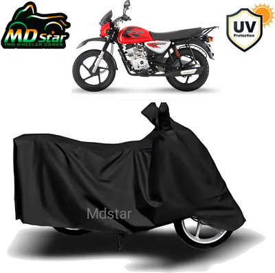 MWBB Waterproof Two Wheeler Cover for Bajaj(Boxer BM 150, Black)