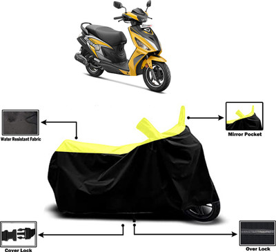 Amexride Two Wheeler Cover for Hero(Maestro Edge 125, Yellow)