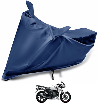Auto Hub Waterproof Two Wheeler Cover for TVS(Apache RTR 160, Multicolor)