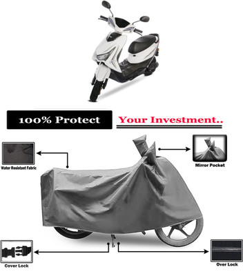 Amexride Two Wheeler Cover for Ampere(Reo Elite BS6, Grey)