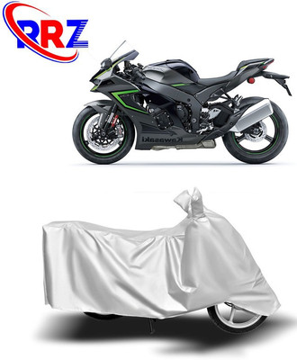 RRZ Waterproof Two Wheeler Cover for Kawasaki(Ninja ZX 10R, White)