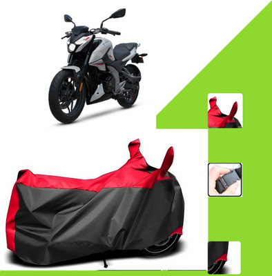 WMIZEXA Two Wheeler Cover for Bajaj(Pulsar N160, Black, Red)