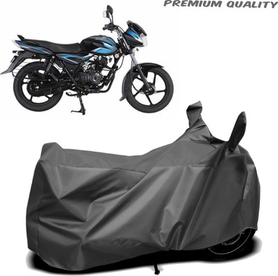 LifoDora Waterproof Two Wheeler Cover for Bajaj(Discover 110, Grey)