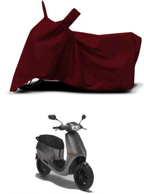 VESMEI Two Wheeler Cover for Hero(Electric Scooter, Red)