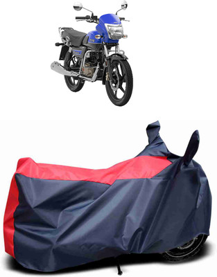 RM Collections Waterproof Two Wheeler Cover for TVS(Radeon, Red, Blue)