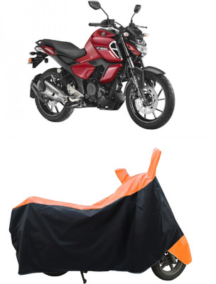 Coxtor Waterproof Two Wheeler Cover for Yamaha(FZ-S Fi Version 3.0 BS6, Orange)