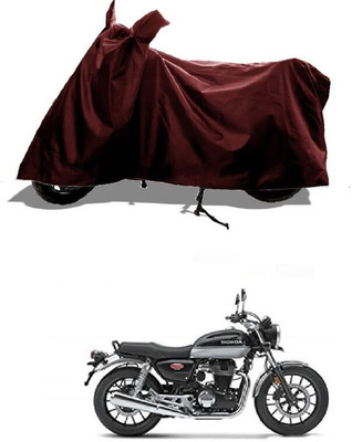 KEDIT Two Wheeler Cover for Honda(Hness CB350, Maroon)