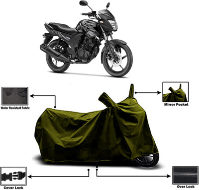 Amexride Two Wheeler Cover for Yamaha(SZ-RR V BS6, Green)