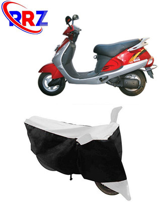 RRZ Waterproof Two Wheeler Cover for Kinetic(Nova, Black, White)