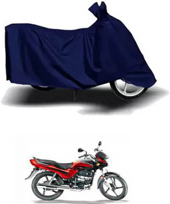 RONISH Waterproof Two Wheeler Cover for Hero(Passion Plus, Blue)