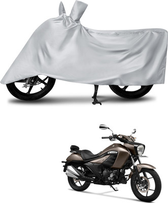 LICATOR Two Wheeler Cover for Suzuki(Intruder 250, Silver)