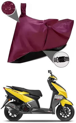 AASHTIK MART Two Wheeler Cover for TVS(Ntorq 125, Maroon)