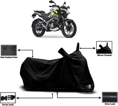 Amexride Two Wheeler Cover for Bajaj(Pulsar NS-160 BS6, Black)