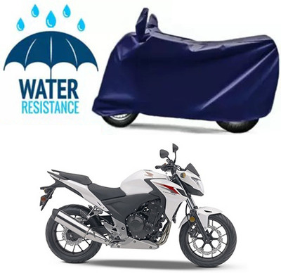 MWBB Waterproof Two Wheeler Cover for Honda(CB500F, Multicolor)