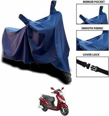 DeepShakshi AUTOMOTIVE Two Wheeler Cover for Hero(Destini 125, Blue)