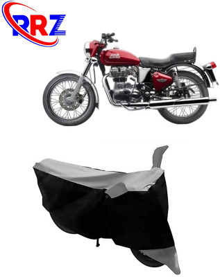RRZ Waterproof Two Wheeler Cover for Royal Enfield(Electra 4S, Black, Grey)