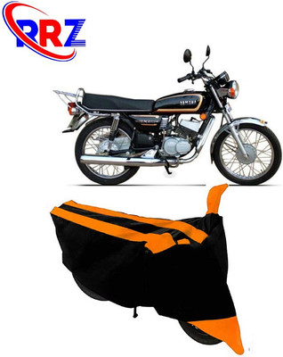 RRZ Waterproof Two Wheeler Cover for Yamaha(RX135, Black, Orange)