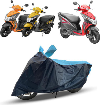 DeepShakshi AUTOMOTIVE Waterproof Two Wheeler Cover for Honda(Dio, Blue, Black)