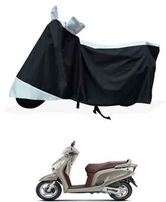 Tricway Two Wheeler Cover for Honda(Aviator, White)