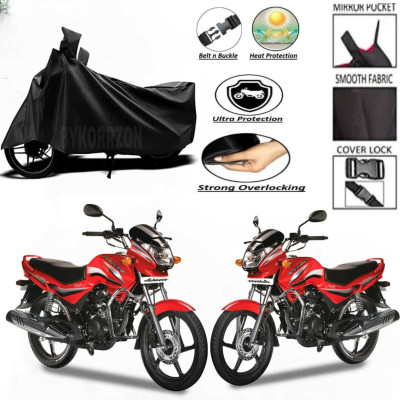 AutoGalaxy Waterproof Two Wheeler Cover for Hero(Achiever, Black)
