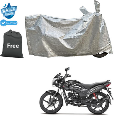 CODOKI Waterproof Two Wheeler Cover for Hero(Passion Xpro, Silver)