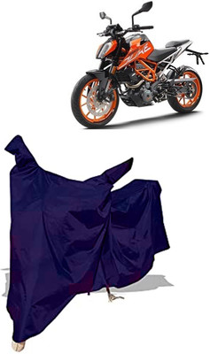 Amexride Two Wheeler Cover for KTM(Duke 390 ABS, Blue)