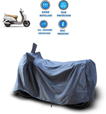 CODOKI Waterproof Two Wheeler Cover for Suzuki(Access 125, Grey)