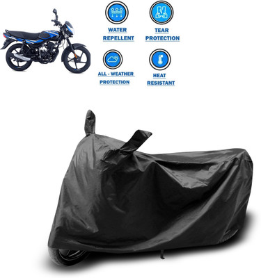 PAGORA Waterproof Two Wheeler Cover for Bajaj(CT100, Black)