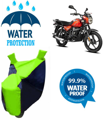Mdstar Waterproof Two Wheeler Cover for Bajaj(CT 100, Multicolor)