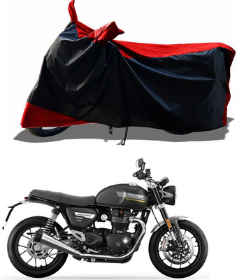 DeepShakshi AUTOMOTIVE Waterproof Two Wheeler Cover for Triumph(Speed Twin BS6, Red)