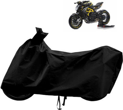 Horseyaart Waterproof Two Wheeler Cover for MV Agusta(Dragster800 RR, Black)